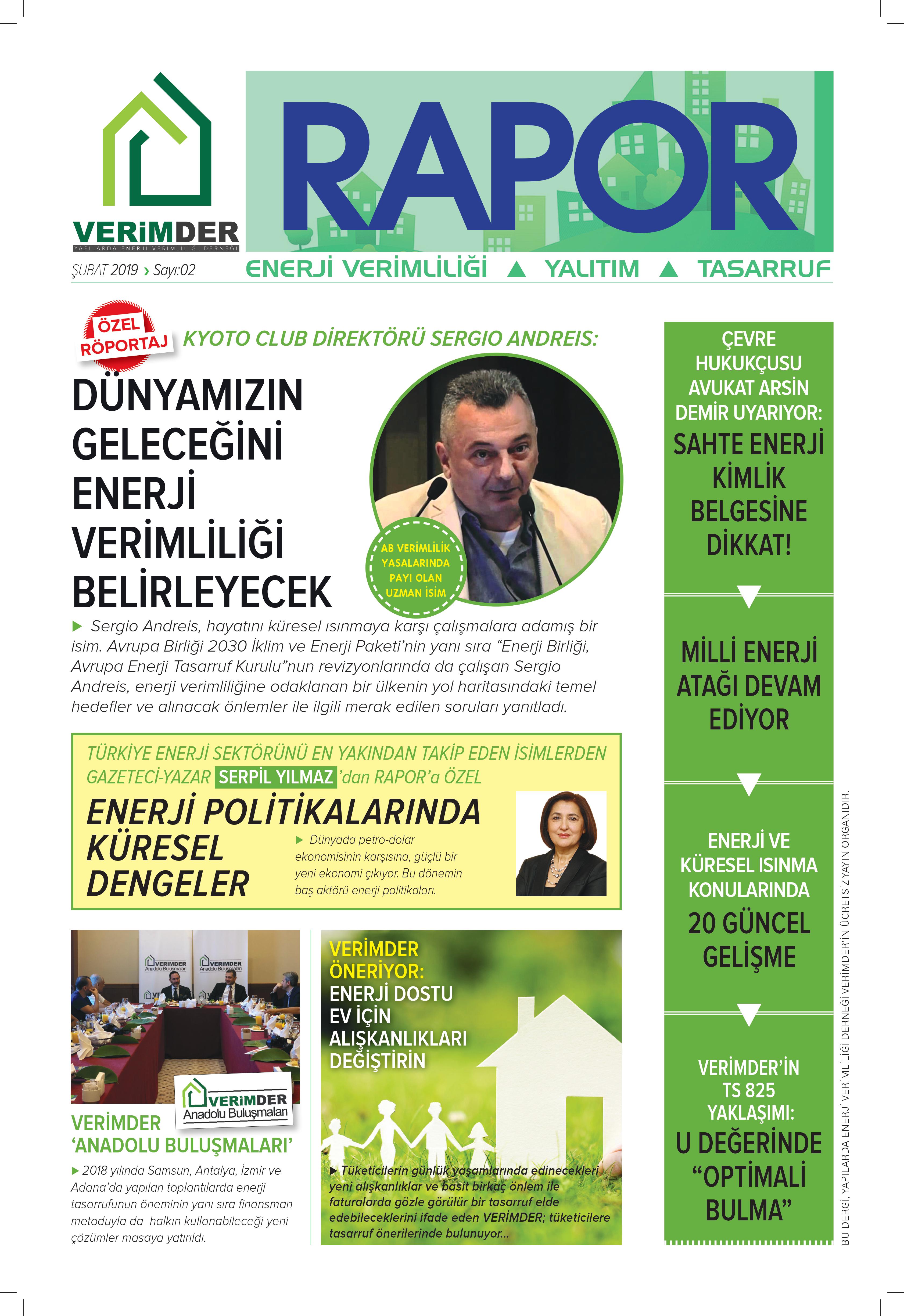 VERİMDER RAPOR DERGİSİNİN 2. SAYISI YAYINDA!