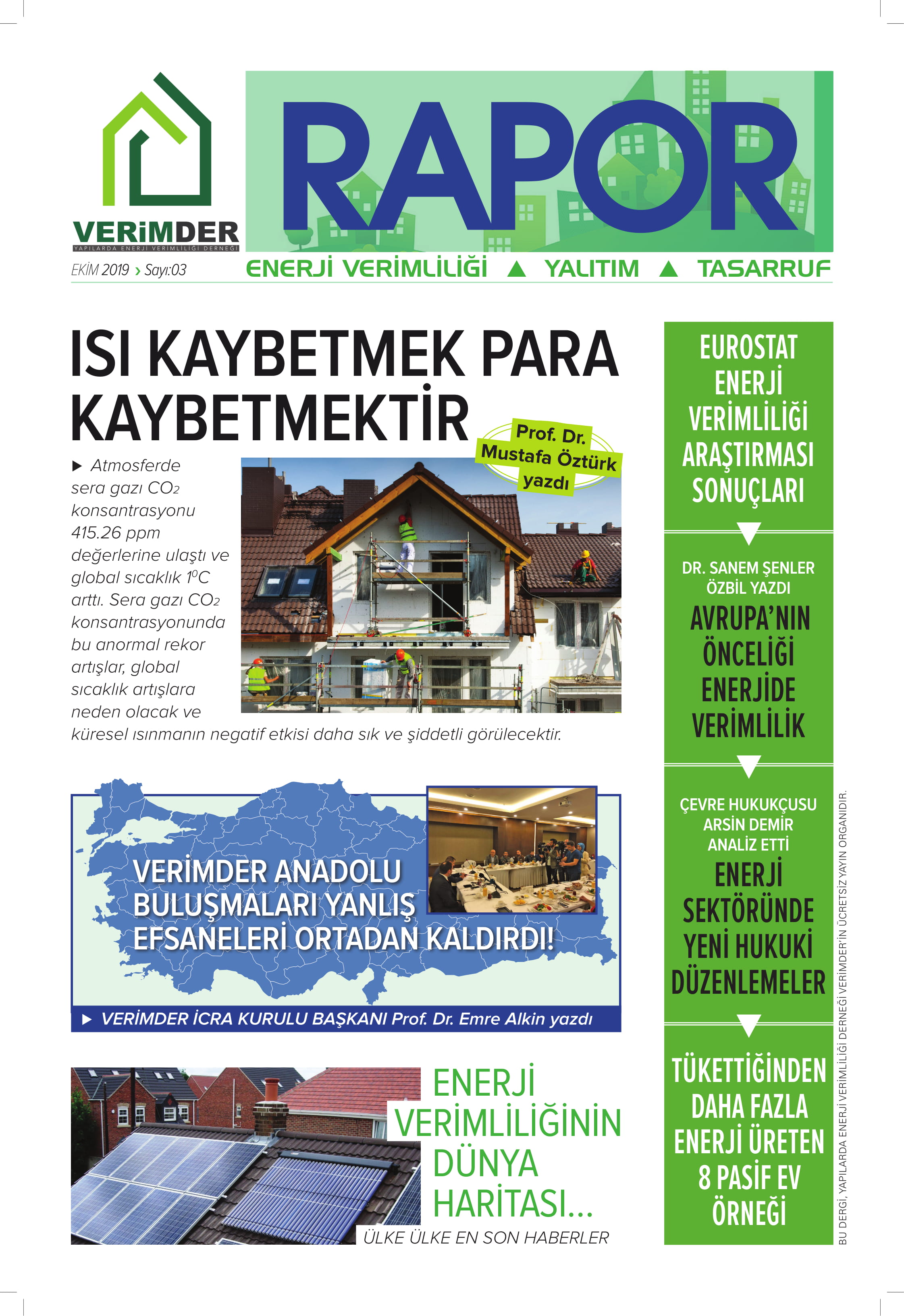 VERİMDER RAPOR DERGİSİNİN 3. SAYISI YAYINDA!
